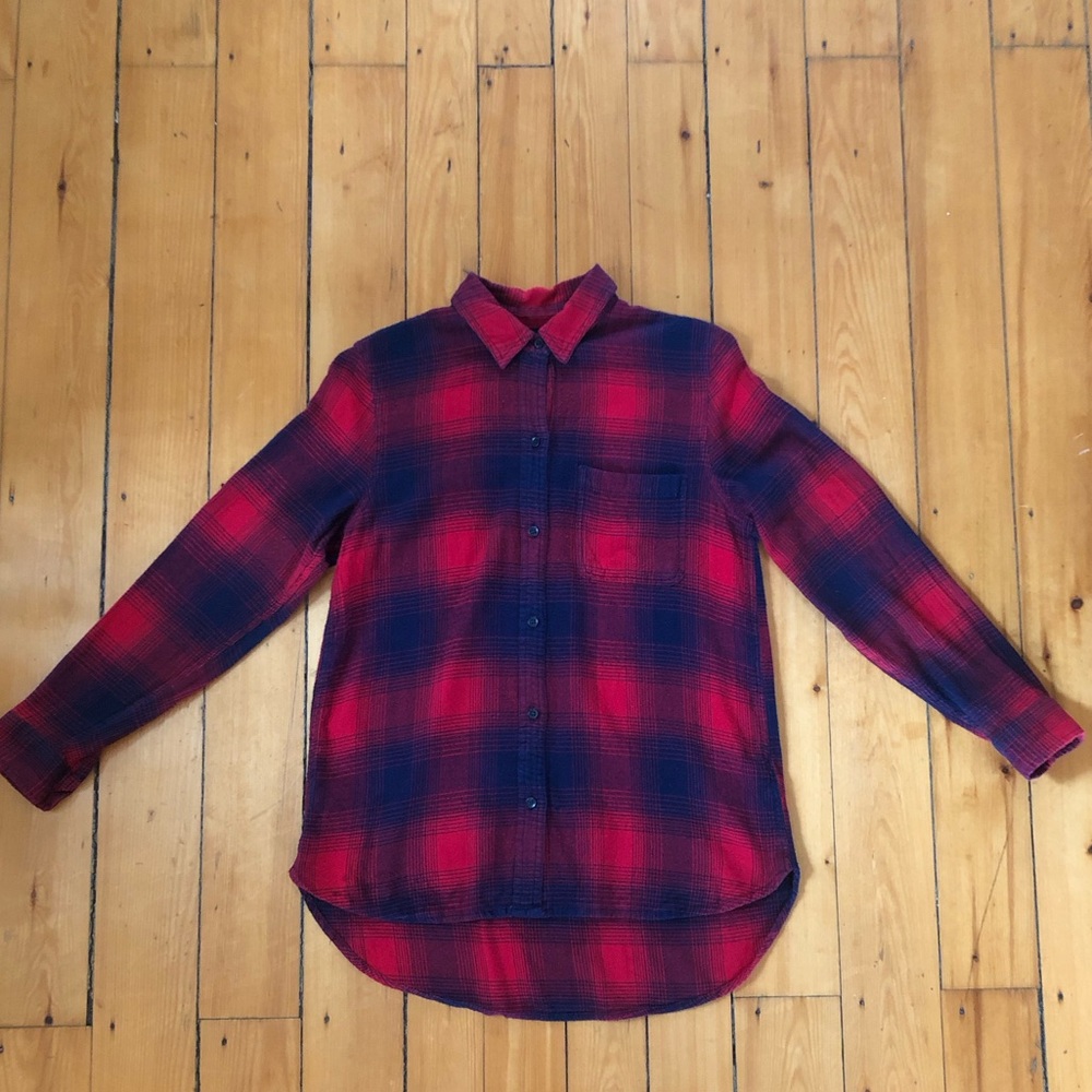 Madewell Women’s Medium Plaid Button-Down Shirt